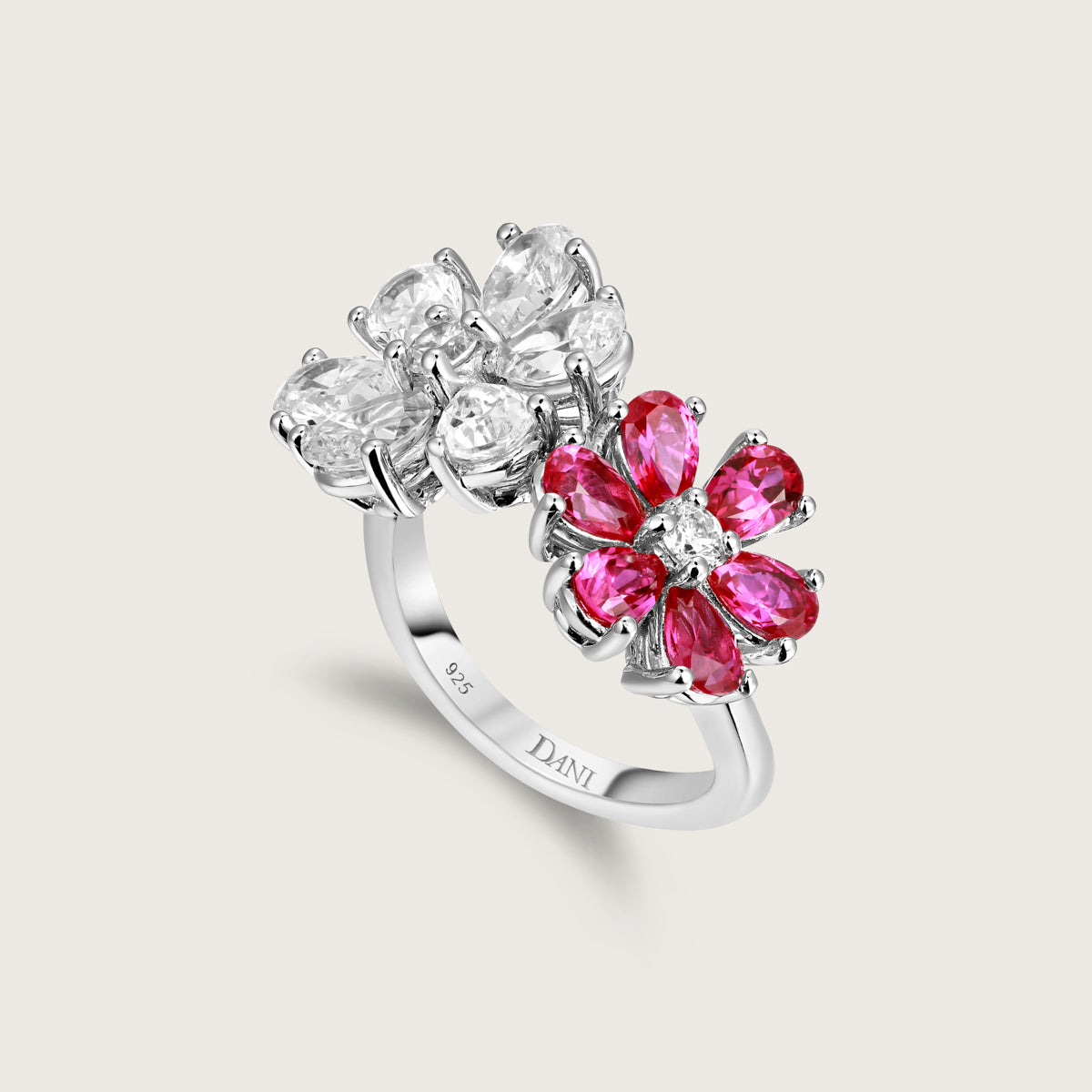 Blooming Ruby & Diamond Ring