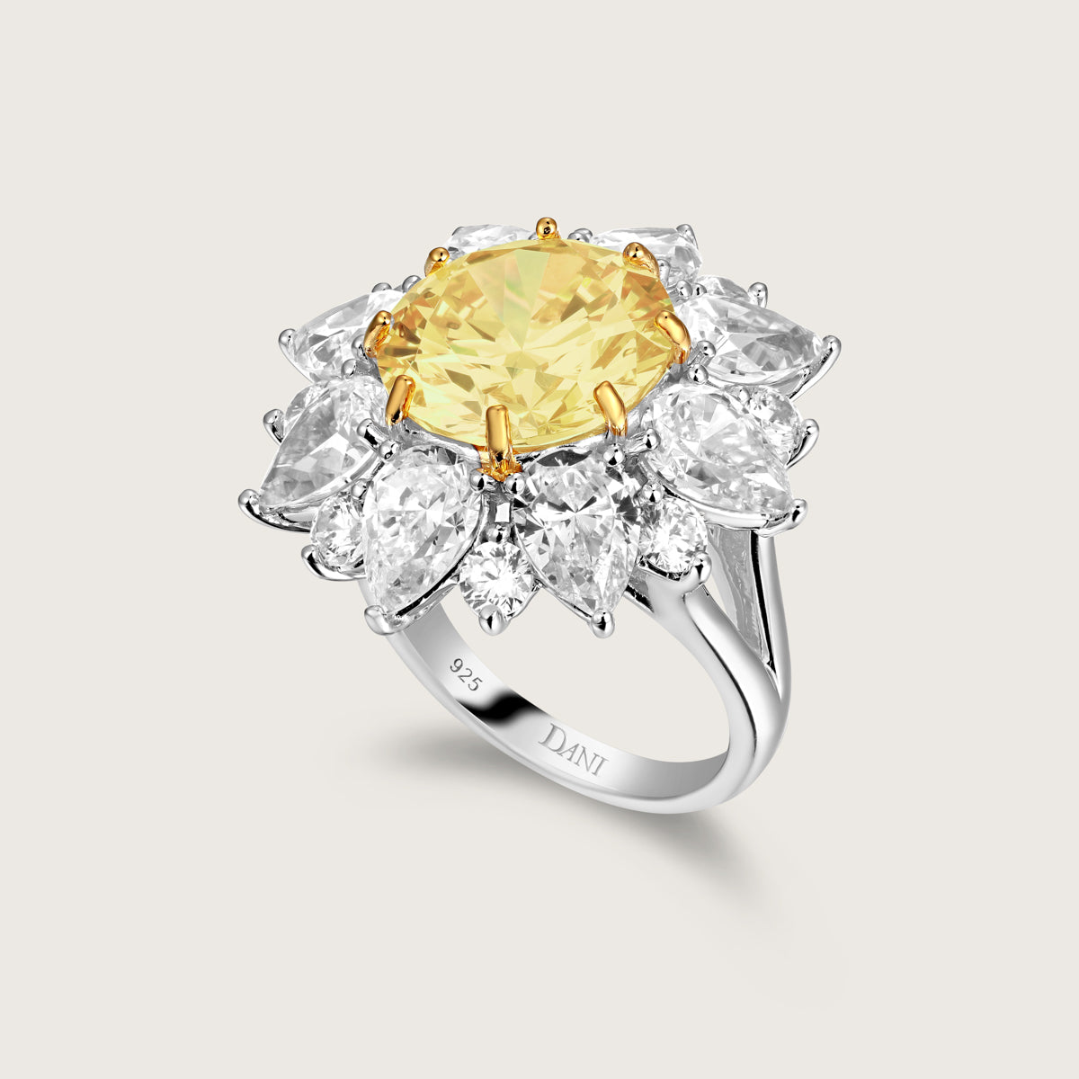 Canary Bloom Ring