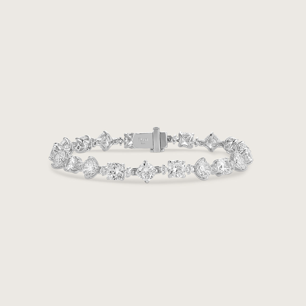 Radiant Cushion Line Bracelet