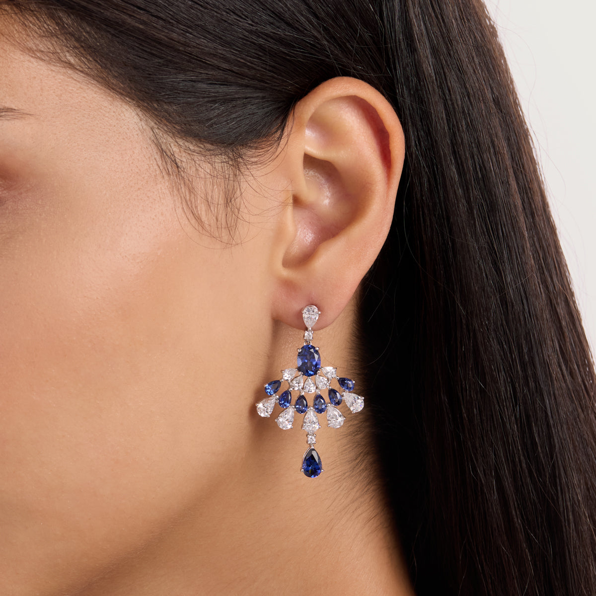 Sapphire Dangle Earrings