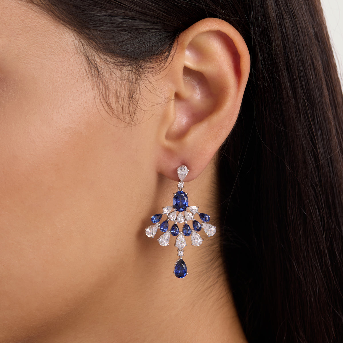 Sapphire Dangle Earrings