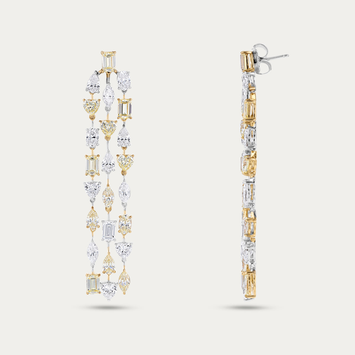 Multi-Cut Statement Earrings