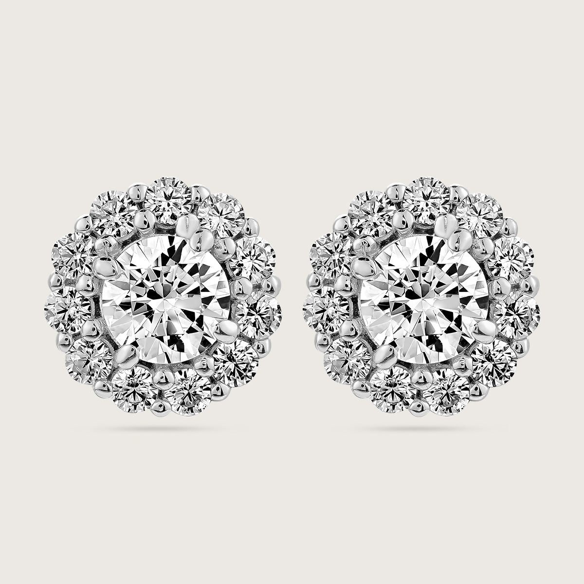 Crystal Bloom Diamond Earrings