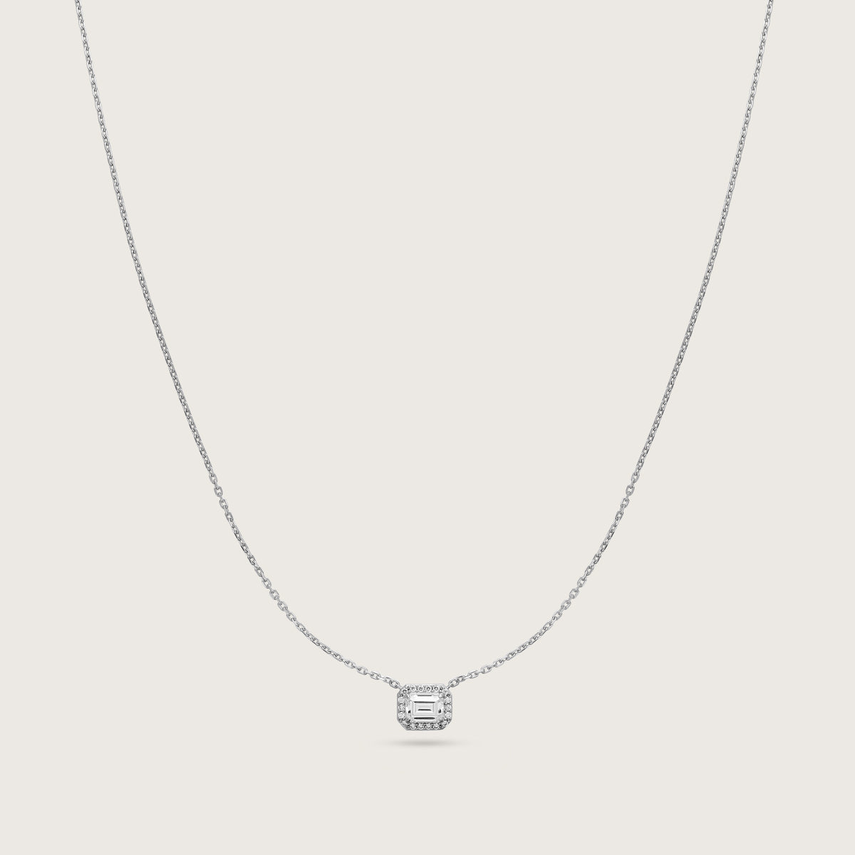 Timeless Emerald-Cut Necklace