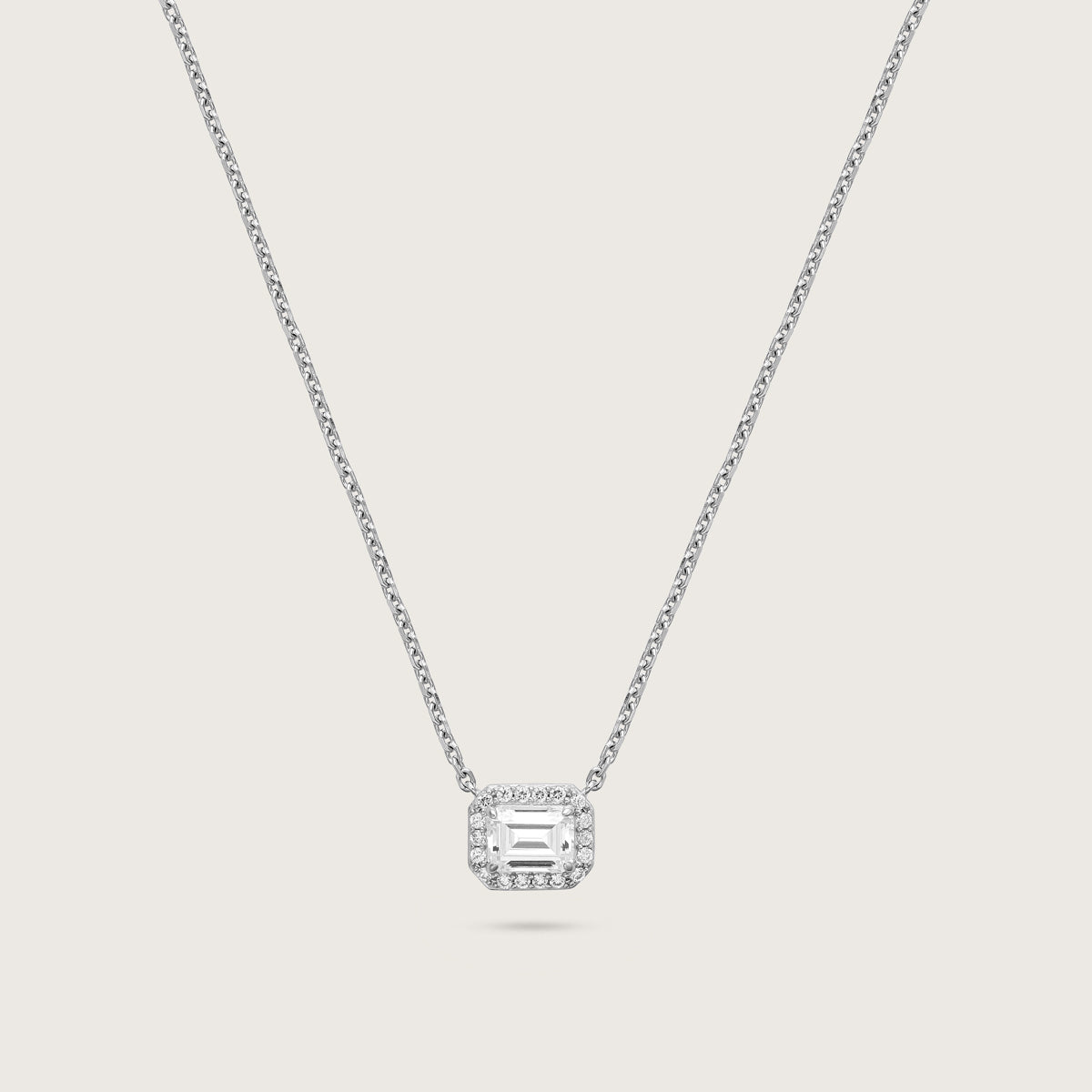 Timeless Emerald-Cut Necklace