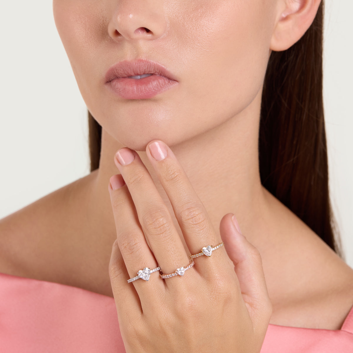 Trifecta Radiance Ring Set