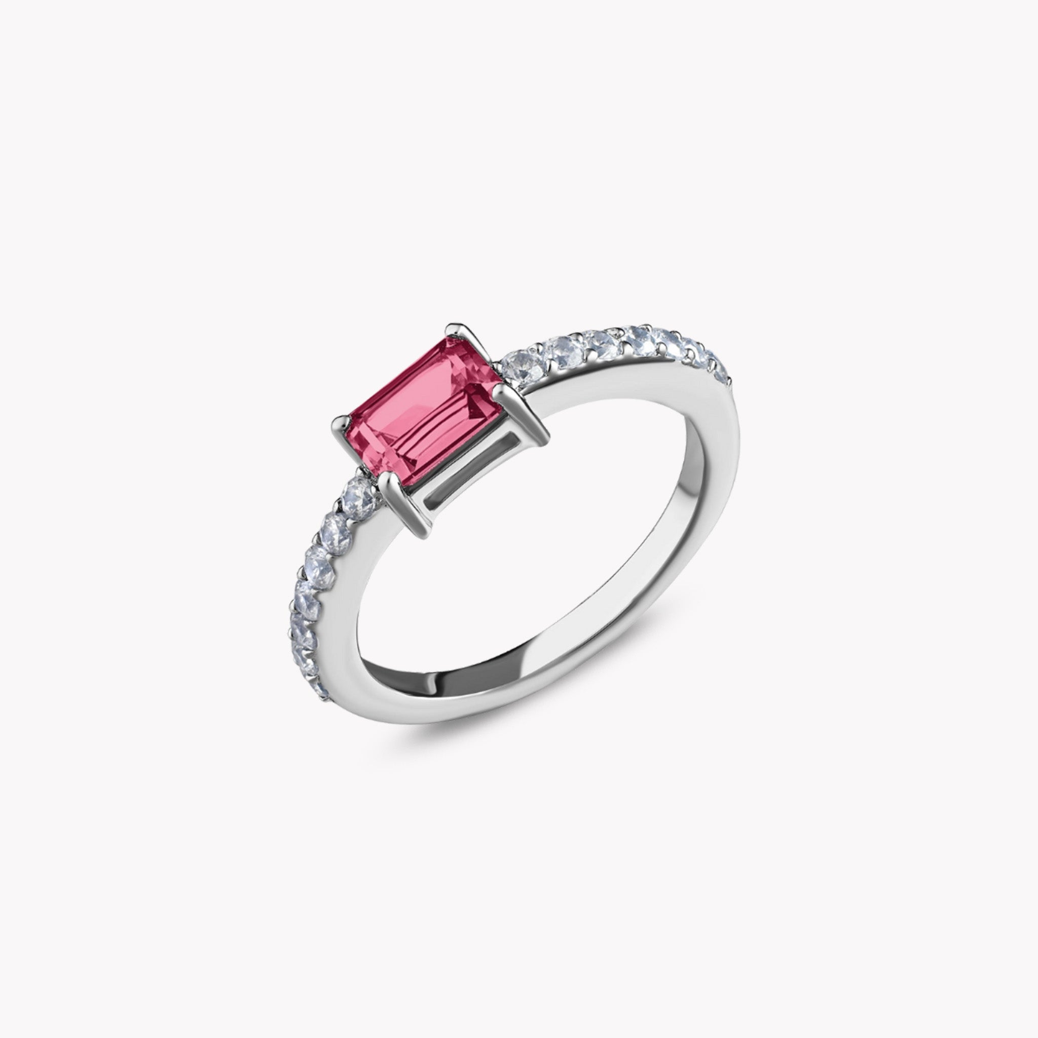 Horizontal Ring with Pave