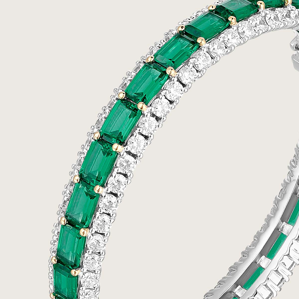 Emerald Elegance Bangle