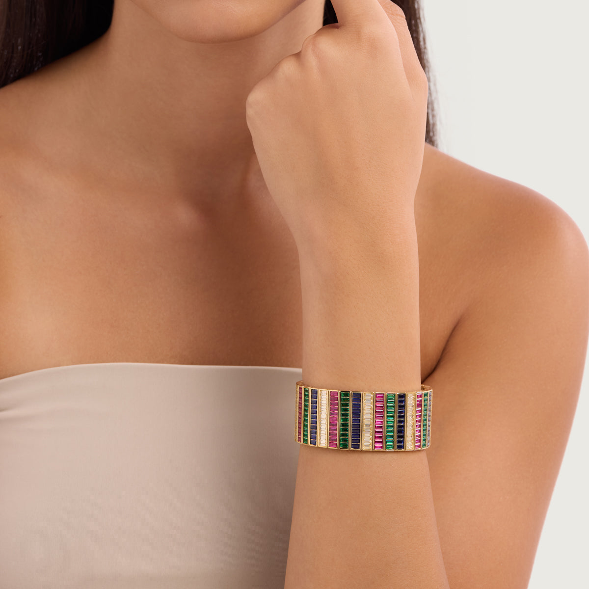 Vivid Rainbow Bangle