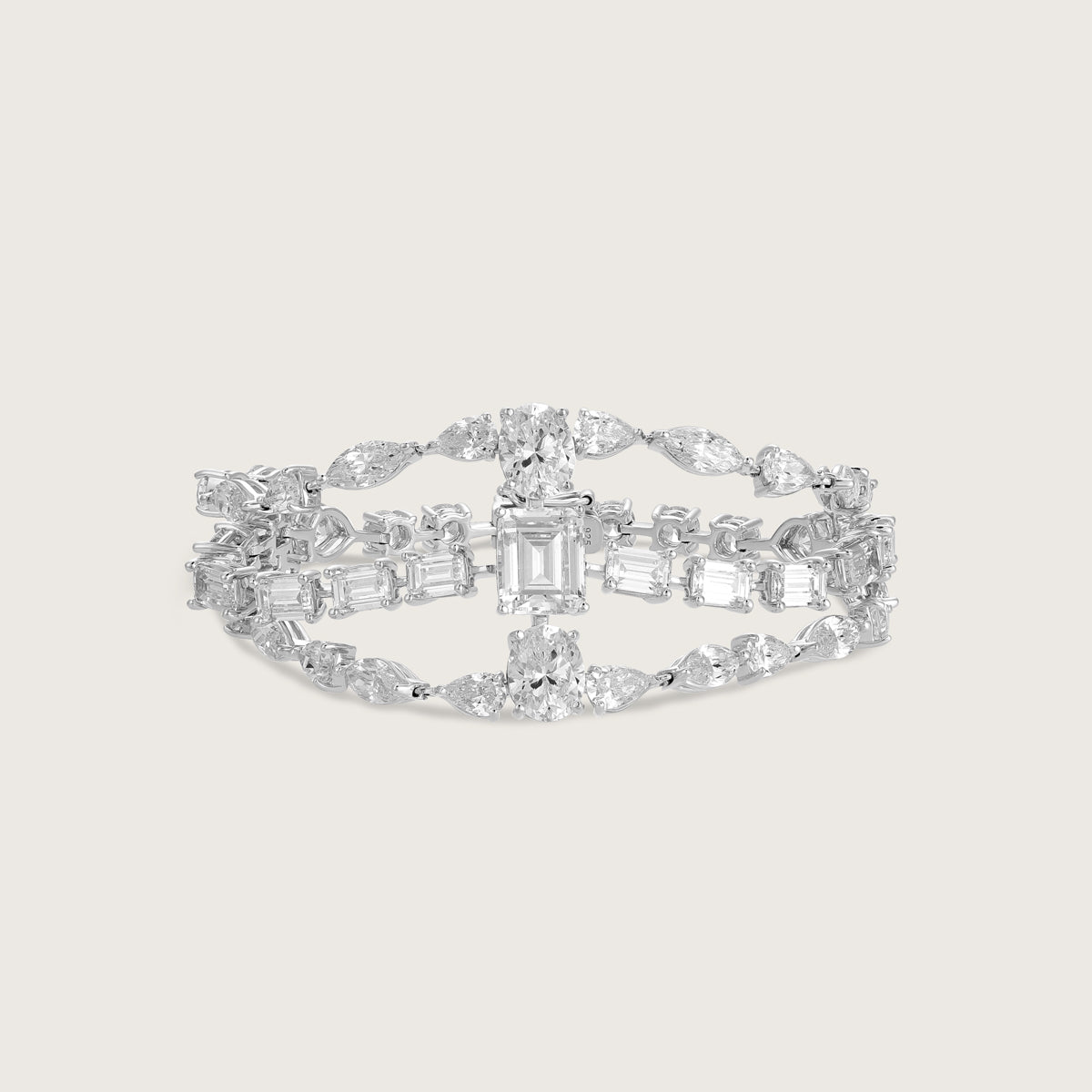 Unified Trinity Diamond Bracelet