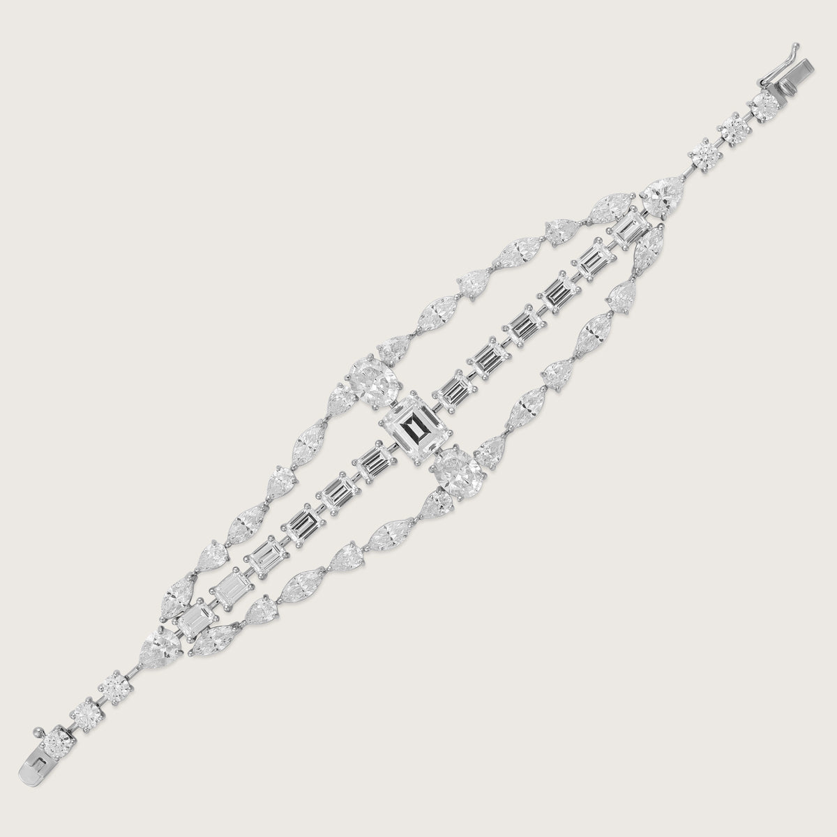 Unified Trinity Diamond Bracelet