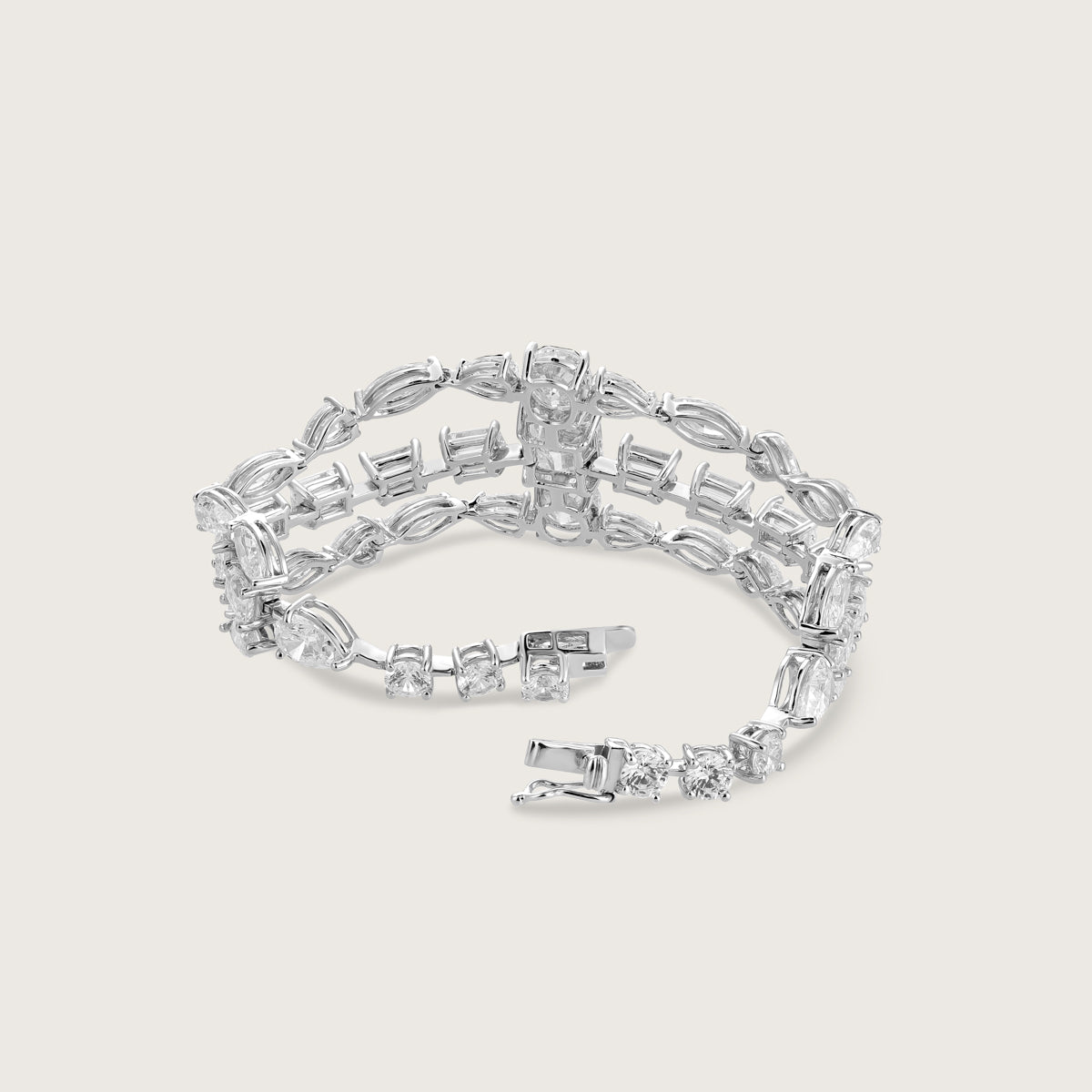 Unified Trinity Diamond Bracelet