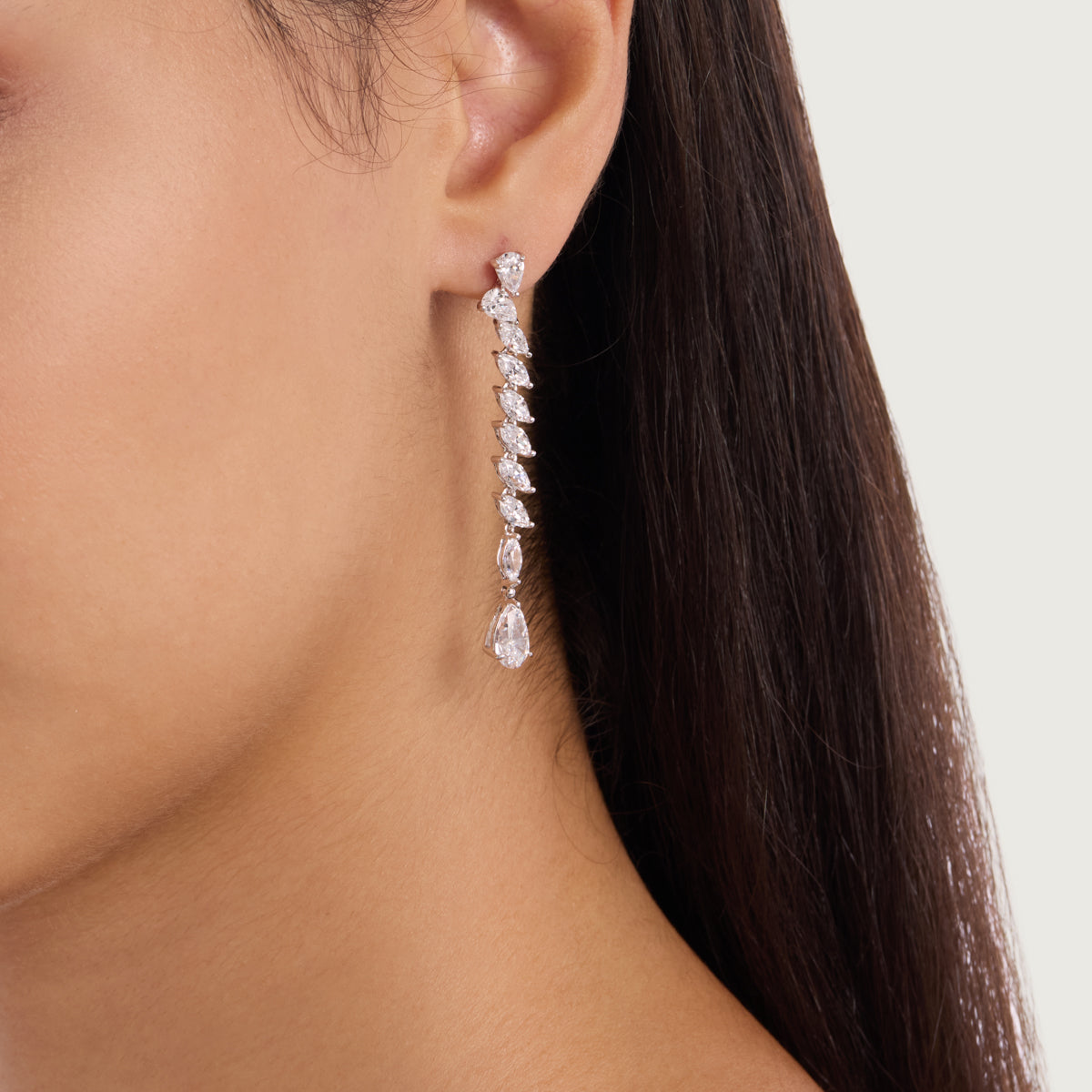 Crystal Flow Earrings