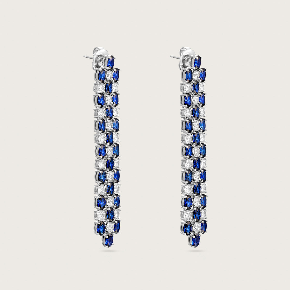 Sapphire Cascade Earrings