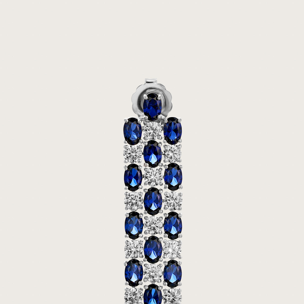 Sapphire Cascade Earrings