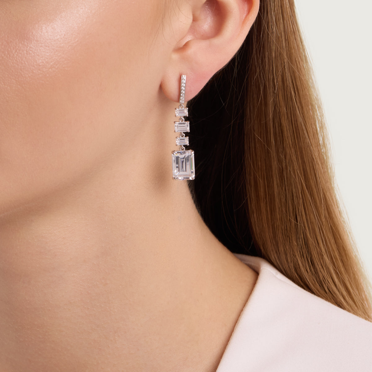 Luminous Cascade Earrings