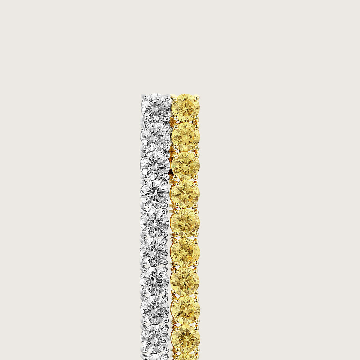 Timeless Two-Tone Diamond Earrings