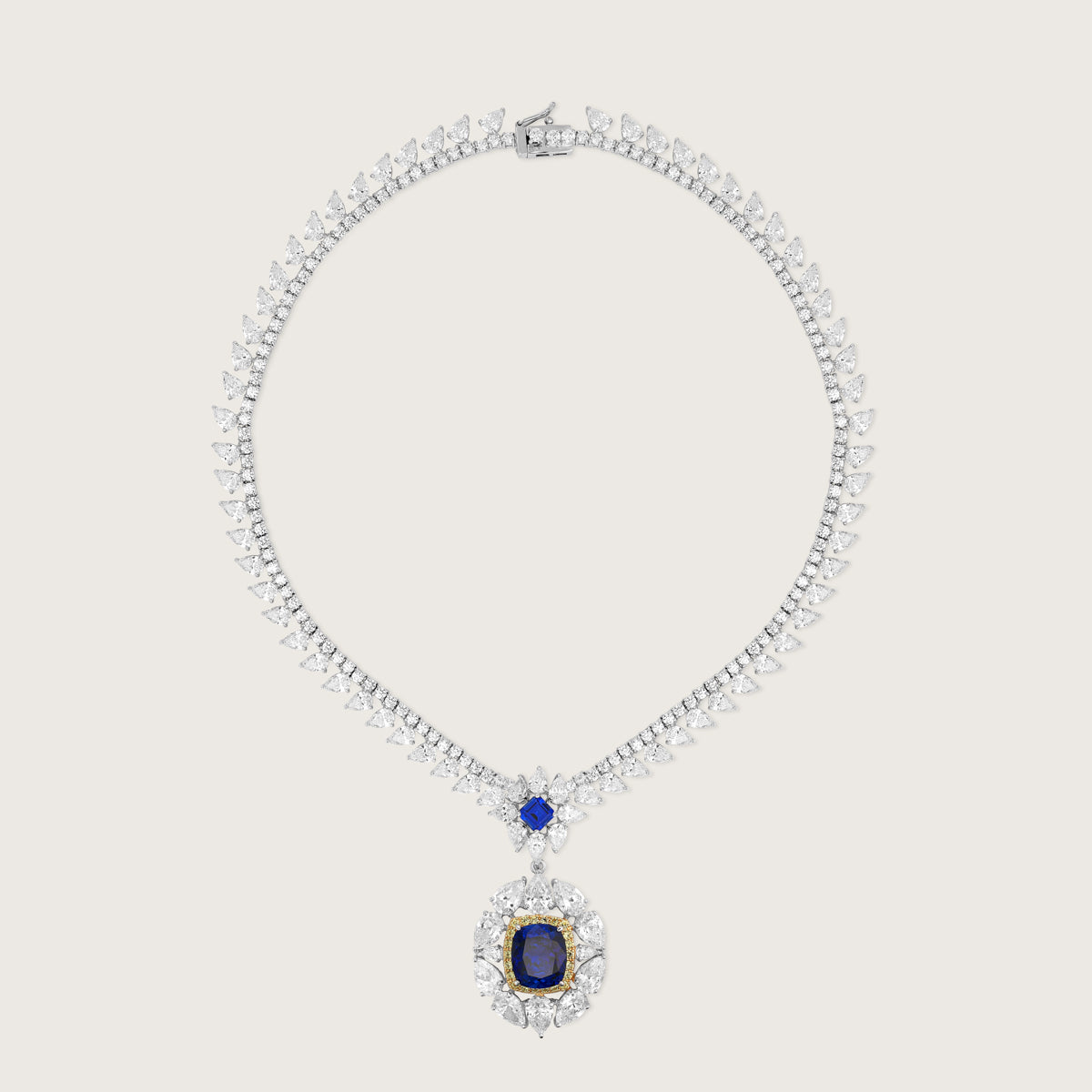 Sapphire Intrigue Necklace