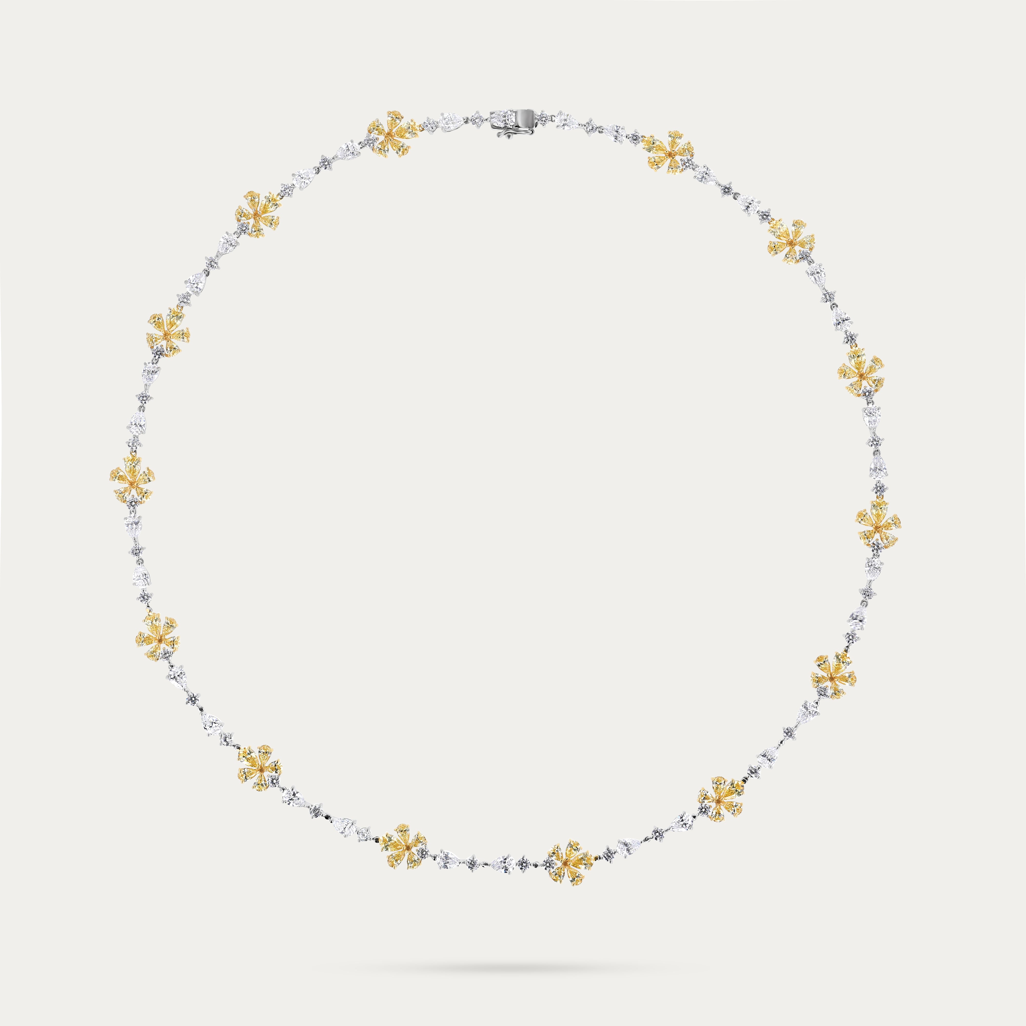 Dual-Tone Collar Necklace