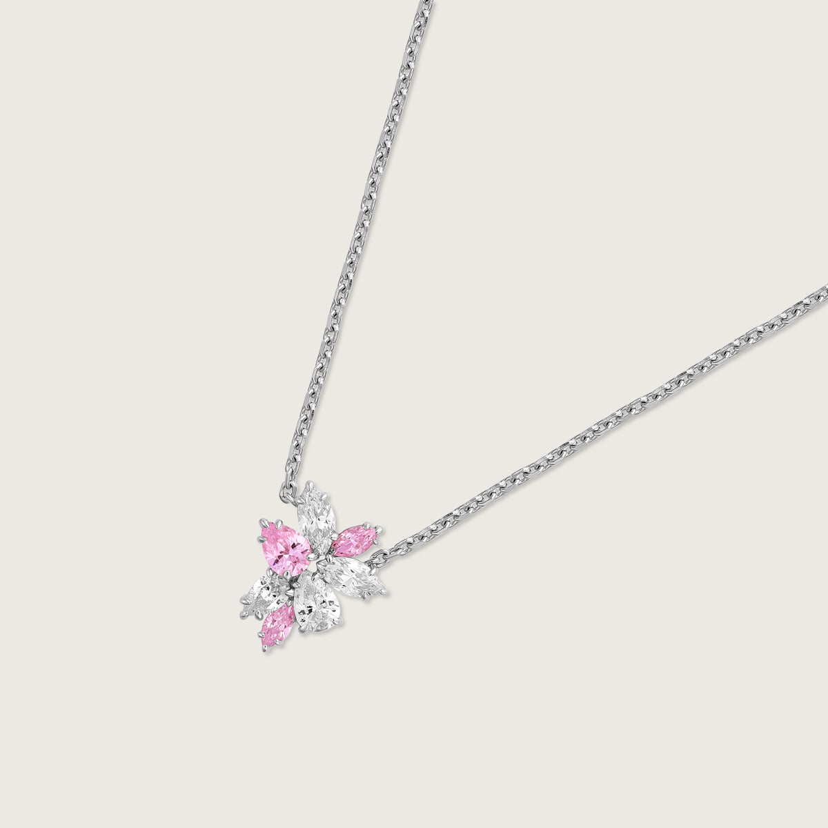 Blossom Pink Marquise Pendant