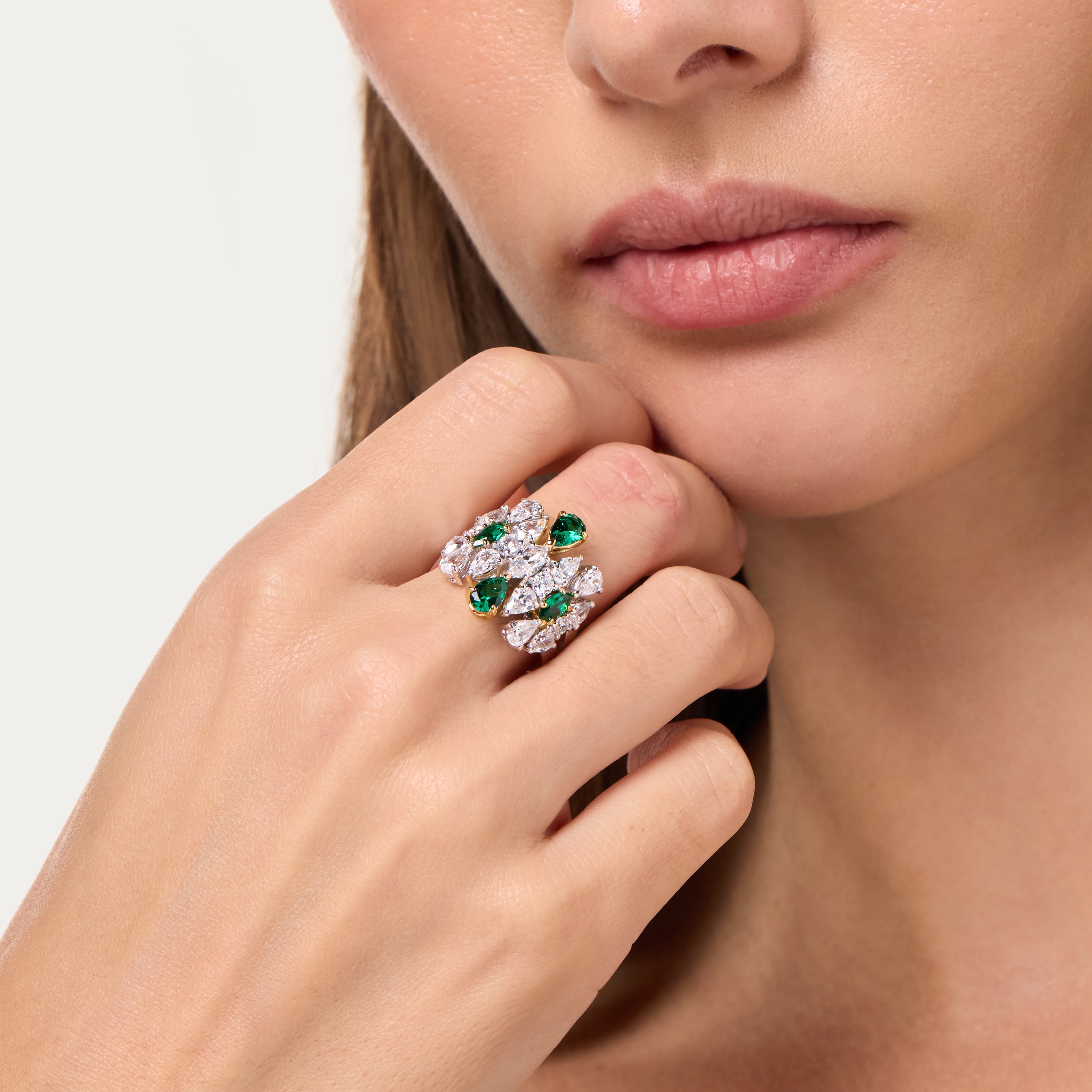 Marquise Cluster Ring