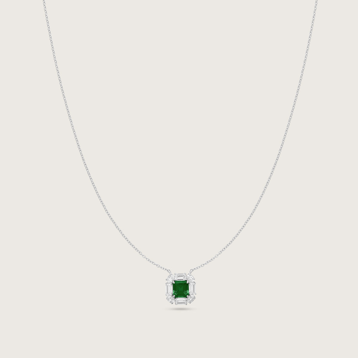 Emerald Oval Pendant