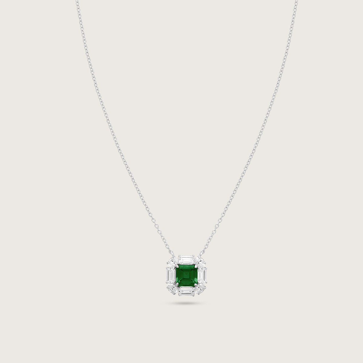 Emerald Oval Pendant