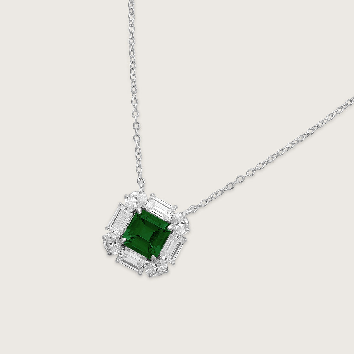 Emerald Oval Pendant