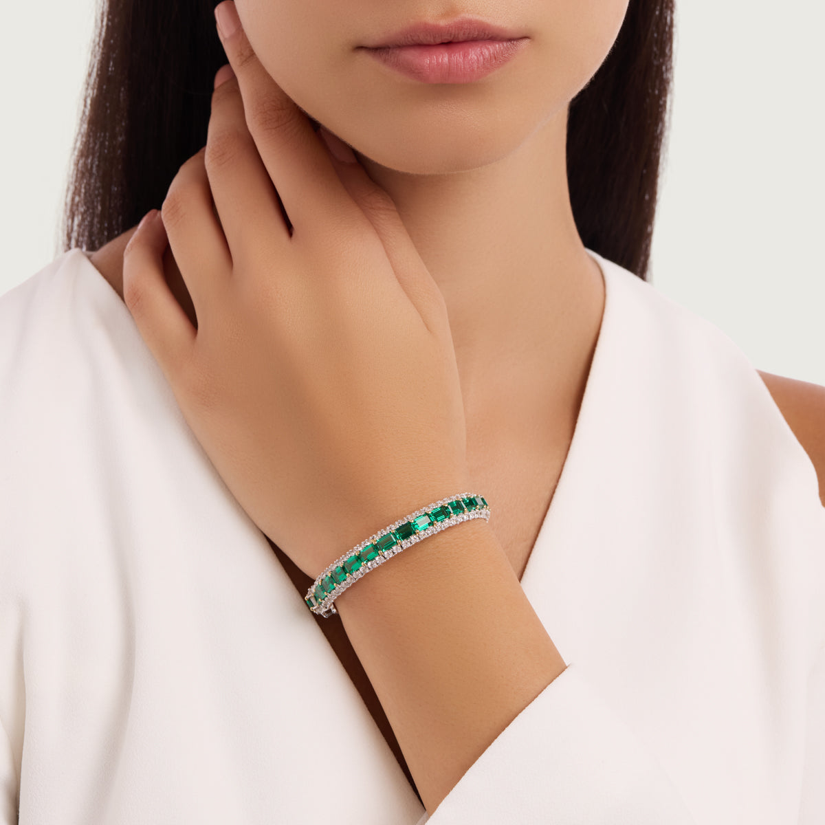 Emerald Elegance Bangle