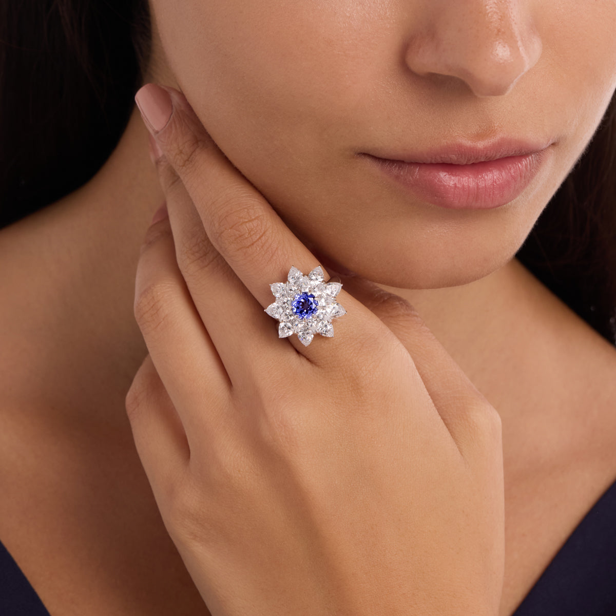 Sapphire Starlight Ring