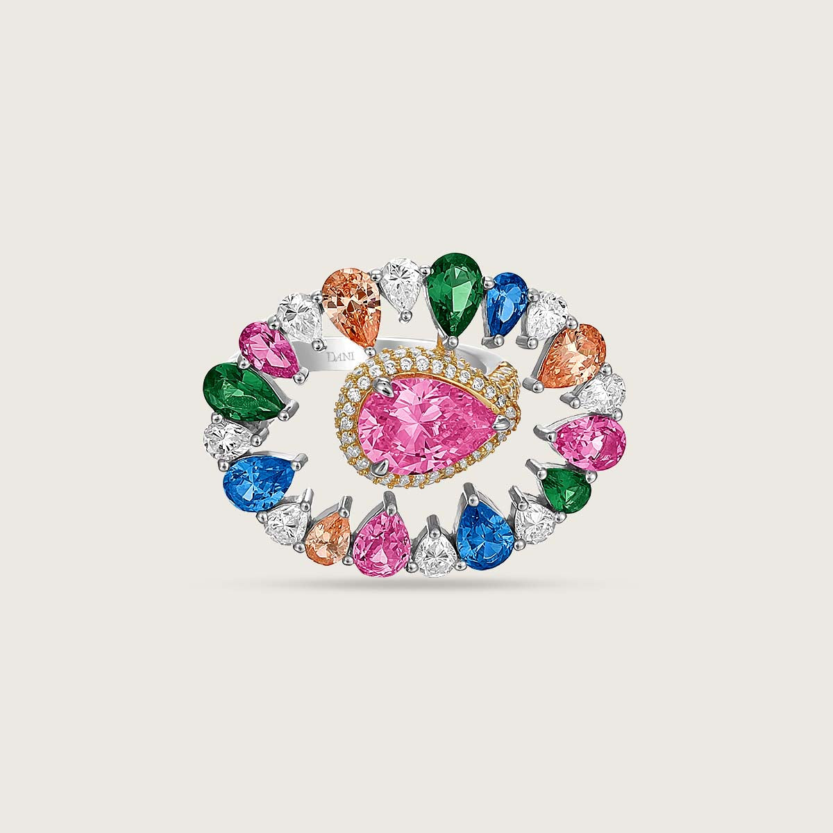 Color Burst Bloom Ring