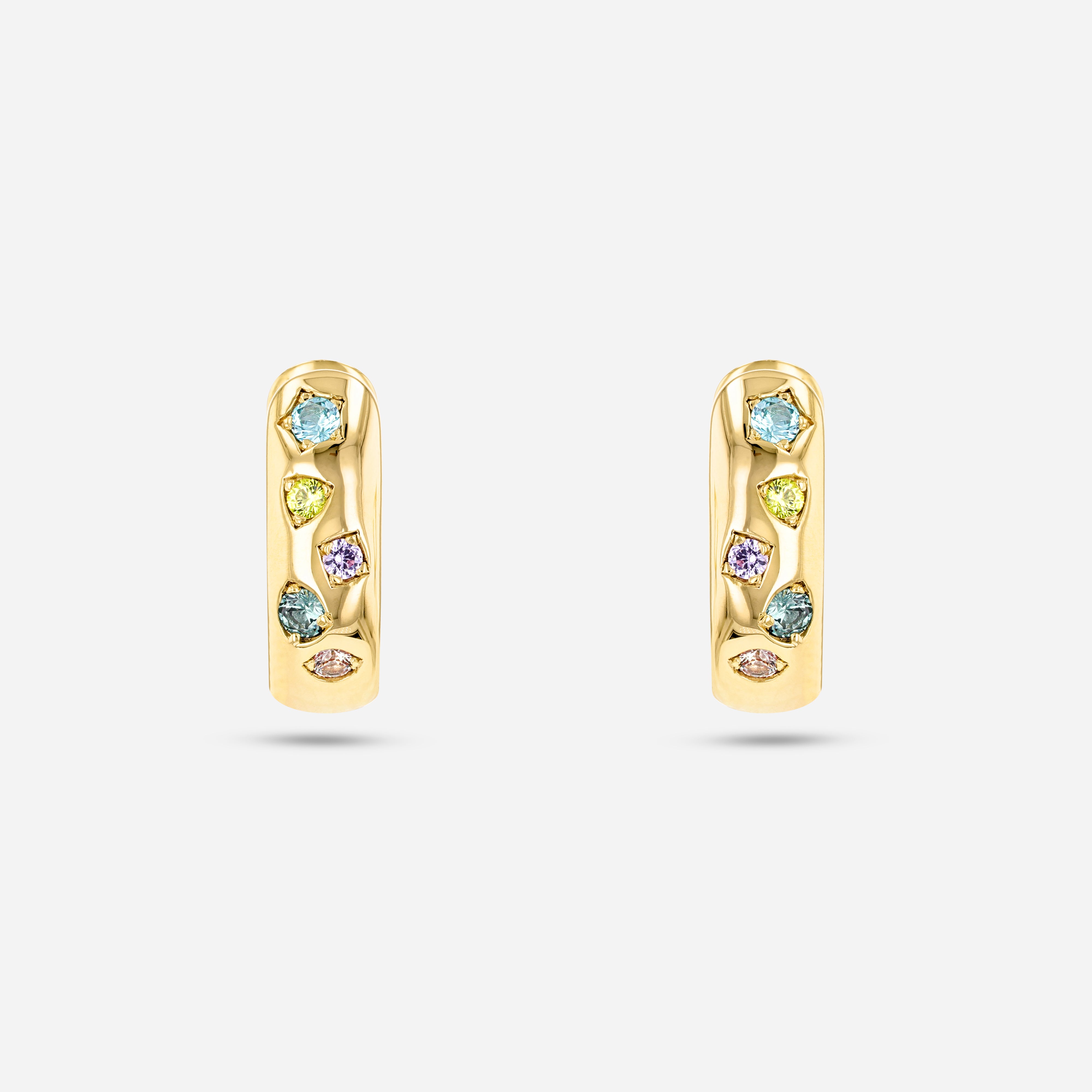 Opulent Dawn Multicolor Earrings