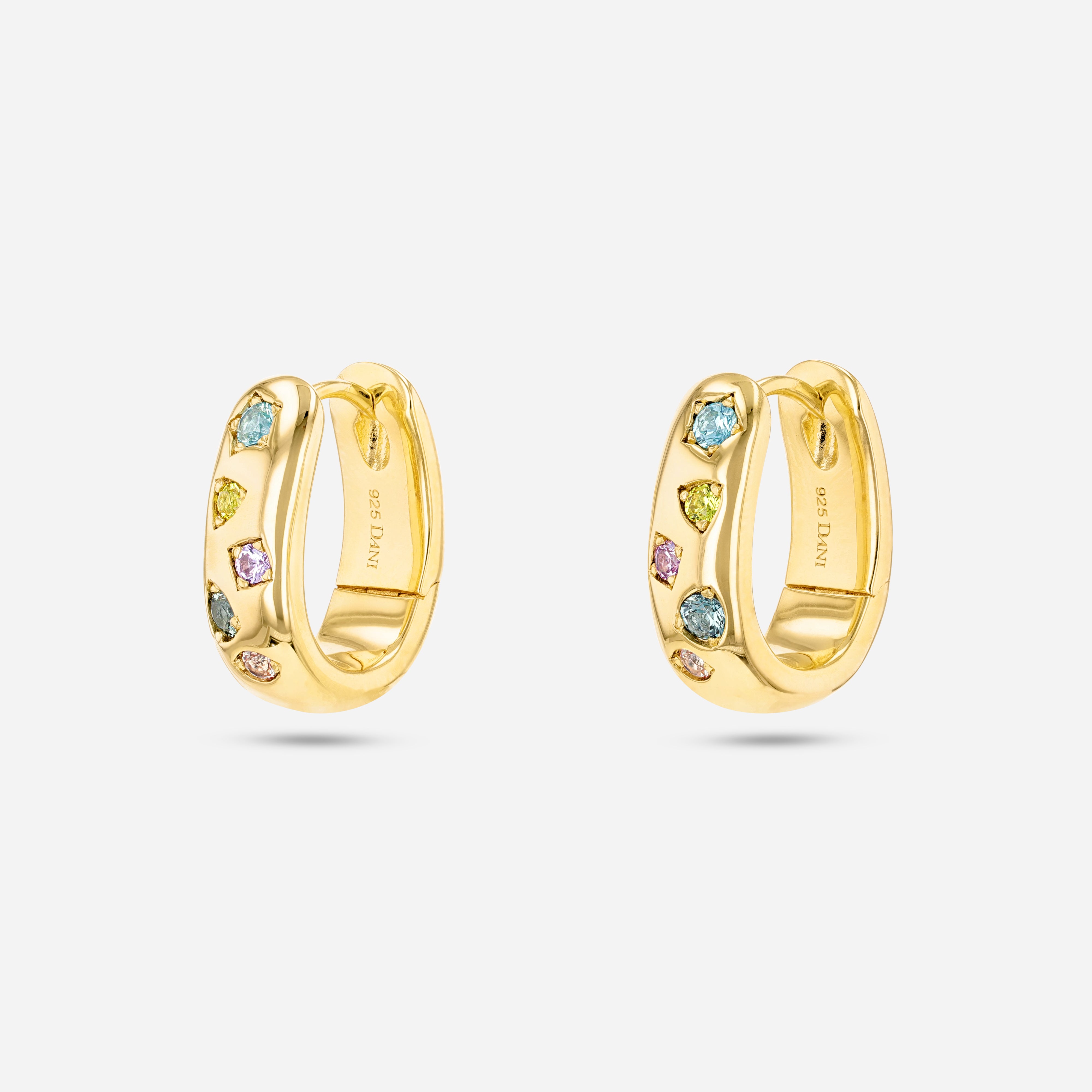 Opulent Dawn Multicolor Earrings