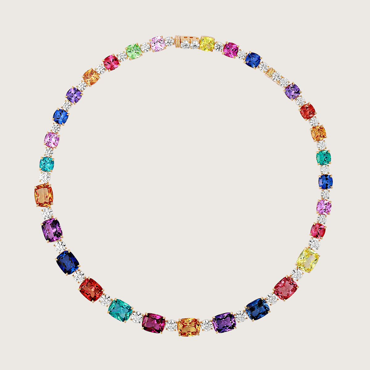 Multicolor Gemstone Necklace