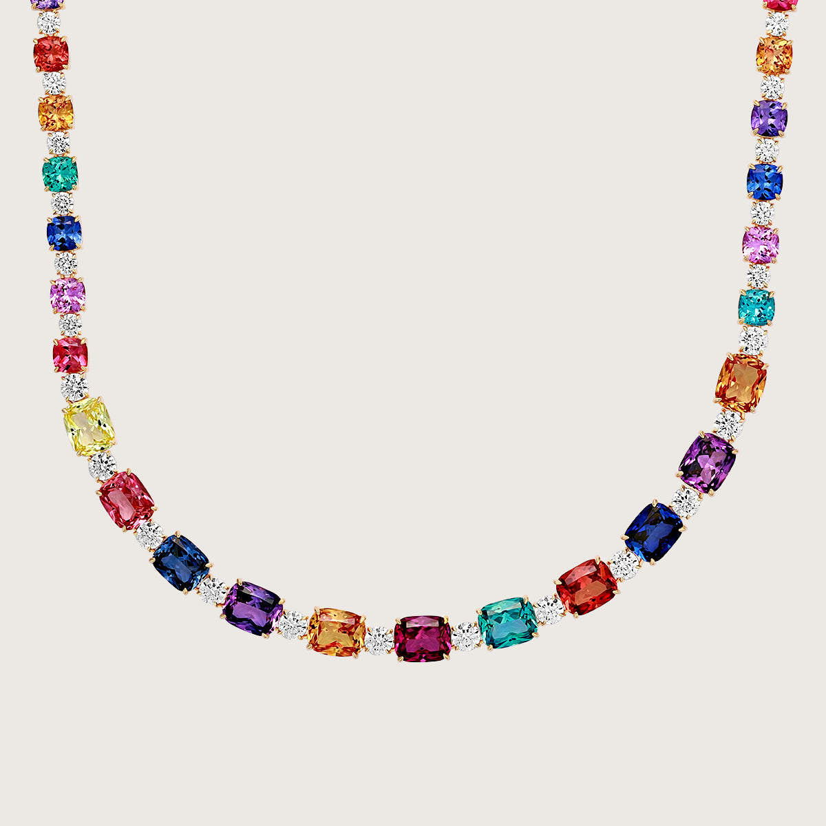 Multicolor Gemstone Necklace