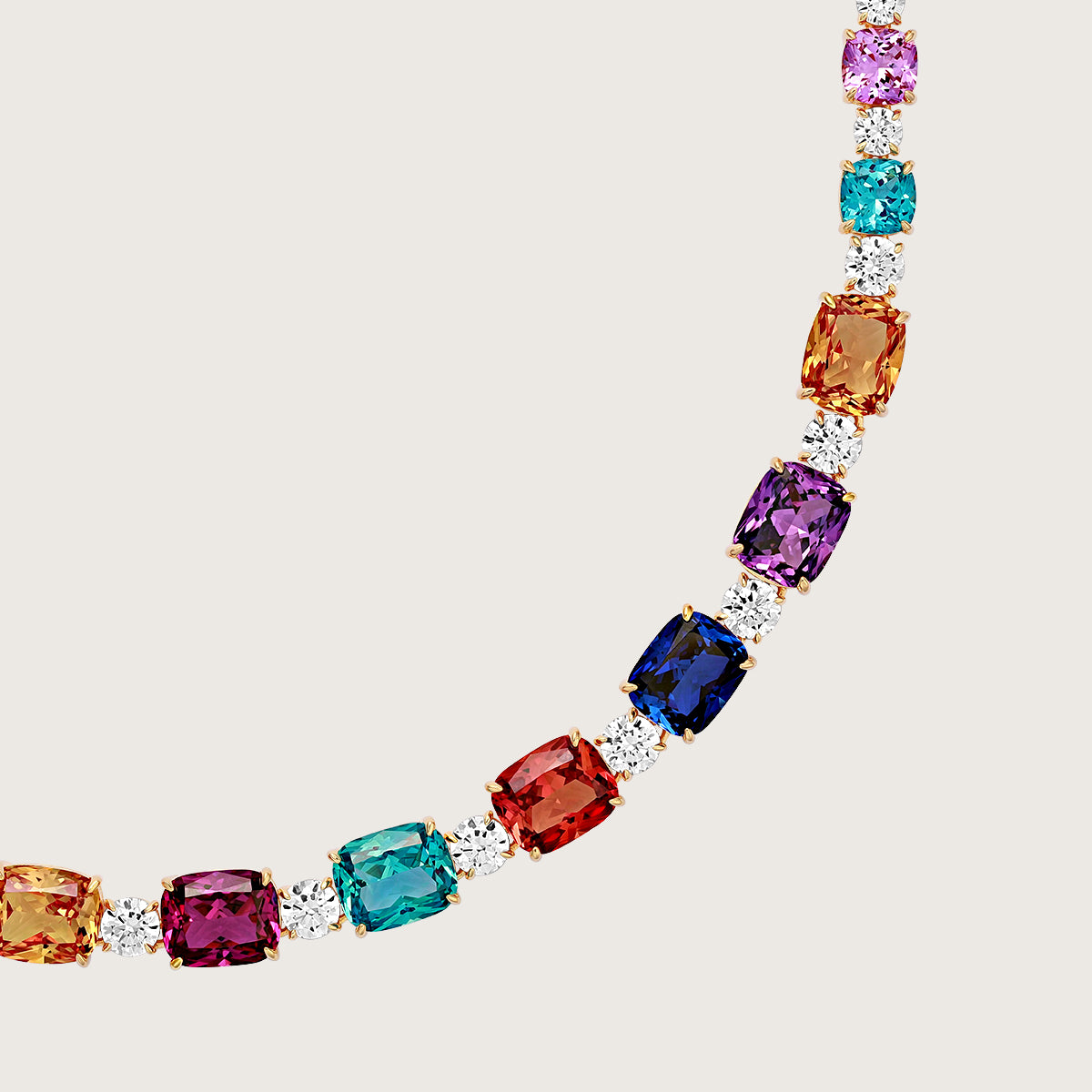 Multicolor Gemstone Necklace