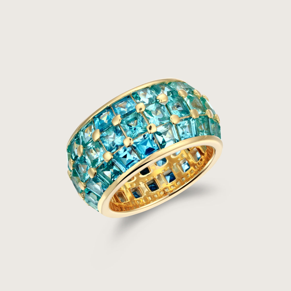 Aqua Dazzle Ring