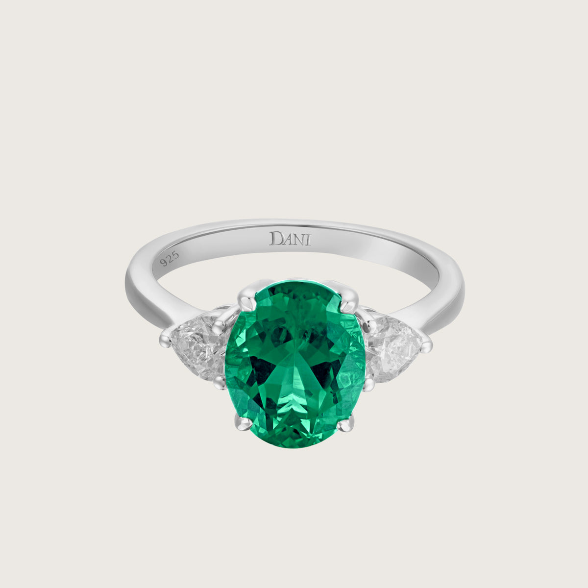 Emerald Heart Ring