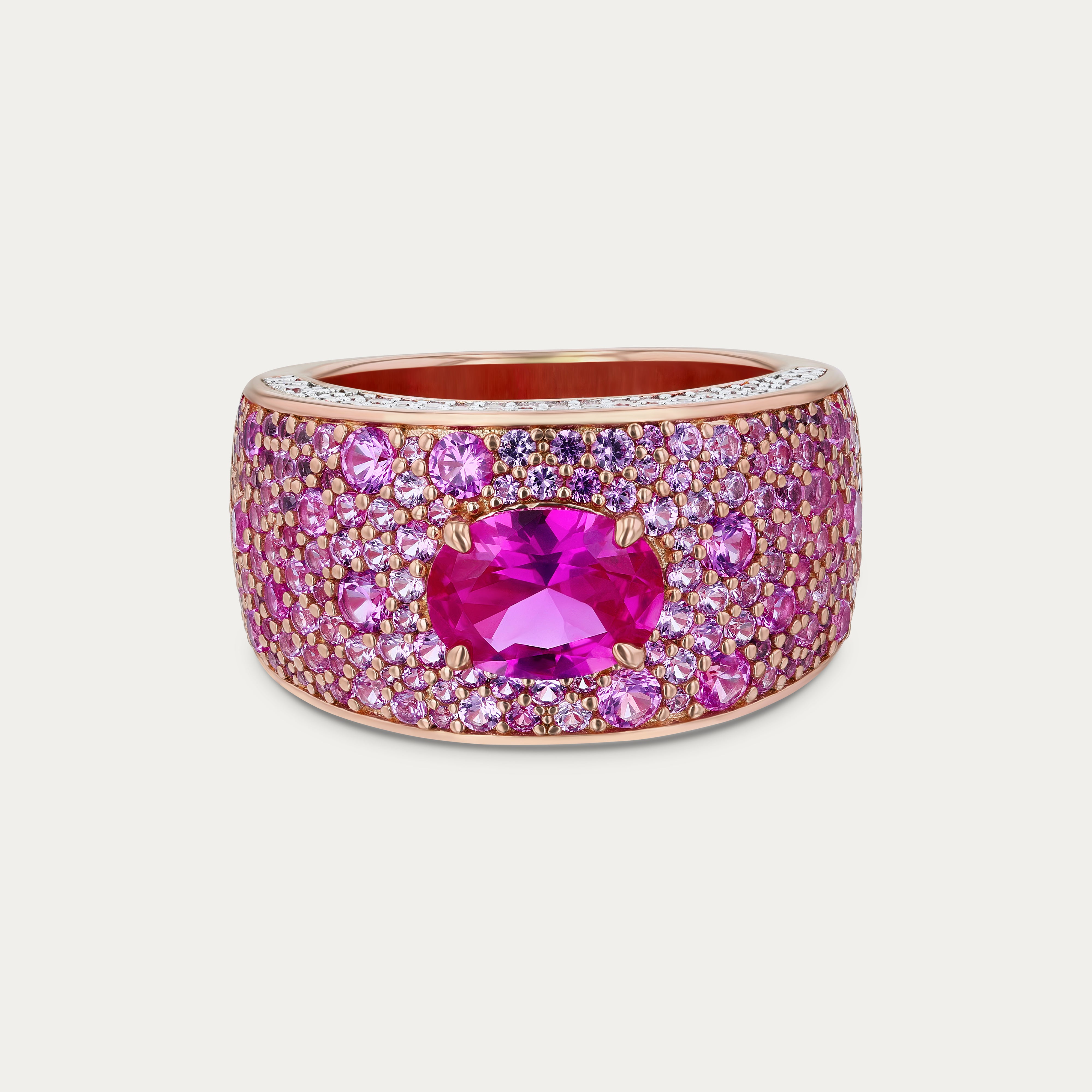 Ruby Royale Glow Ring