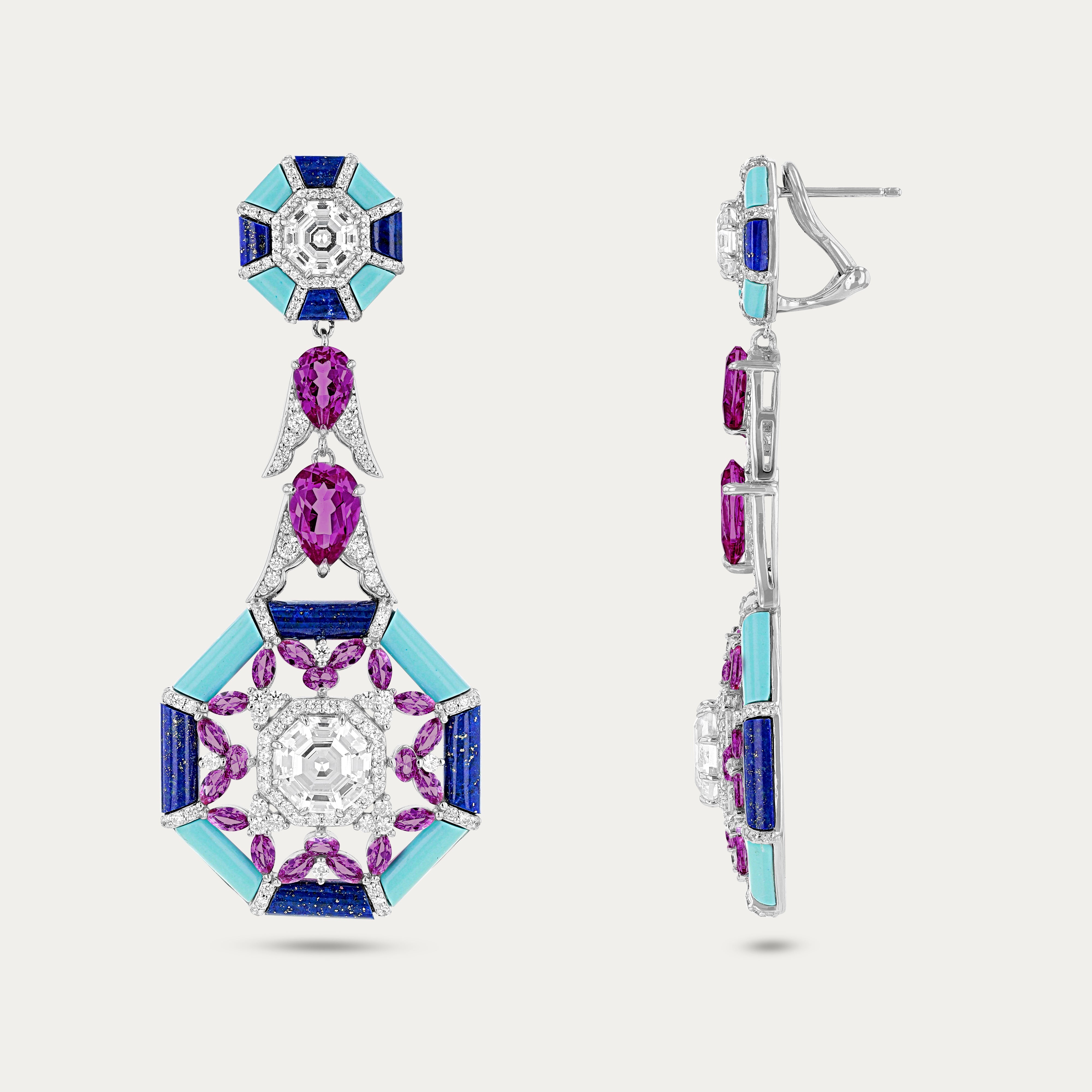 Harmonia Gem Cascade Earrings
