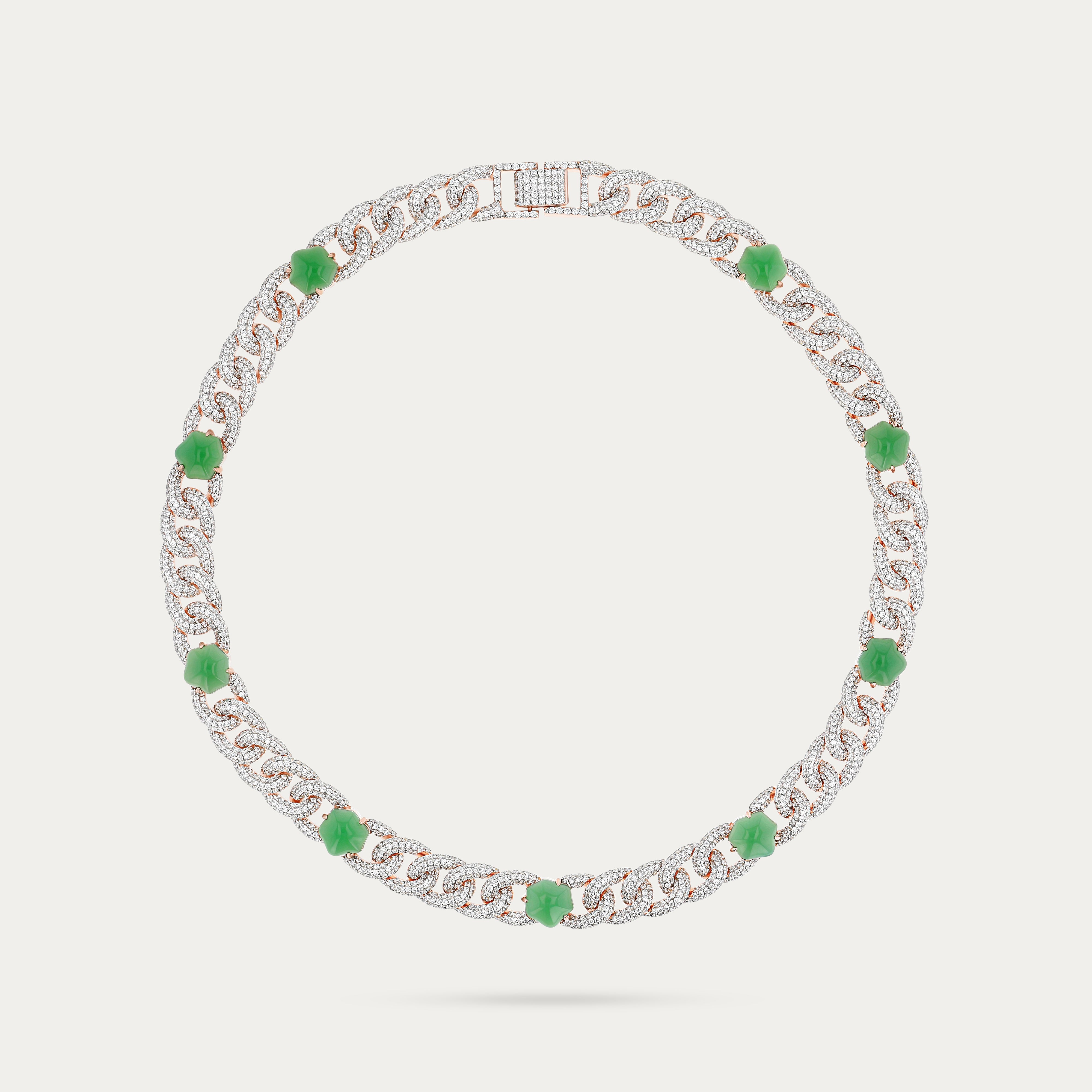 Celestial Green Glow Necklace