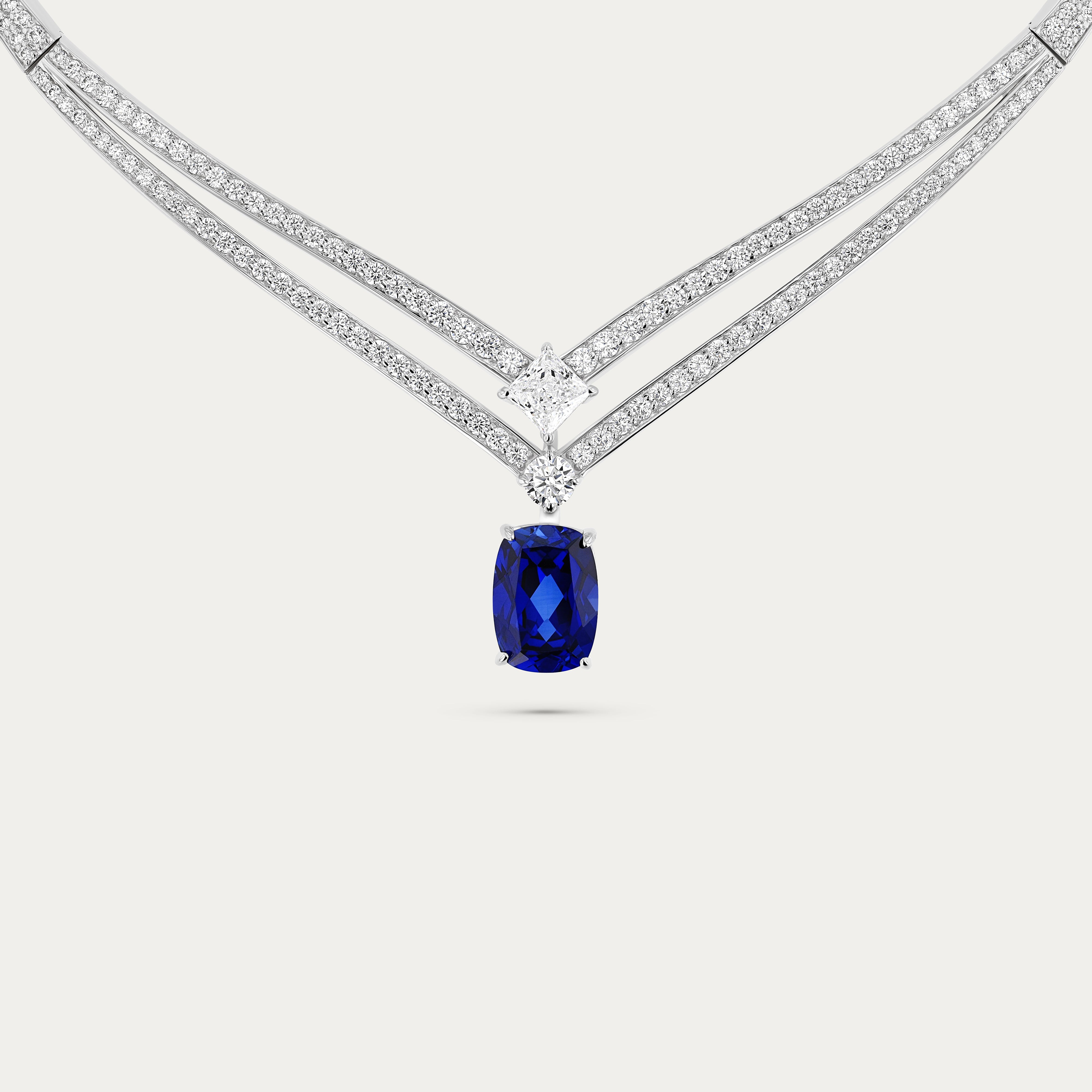 Sapphire Midnight Grace Necklace
