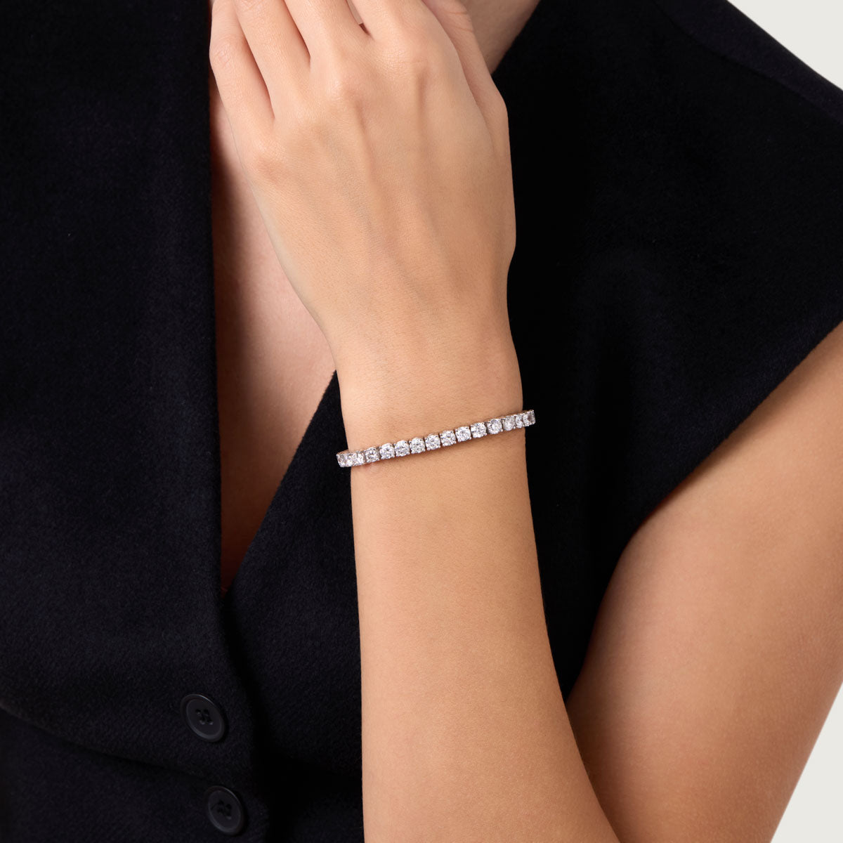 Elite Lab Grown Diamond Tennis Bracelet