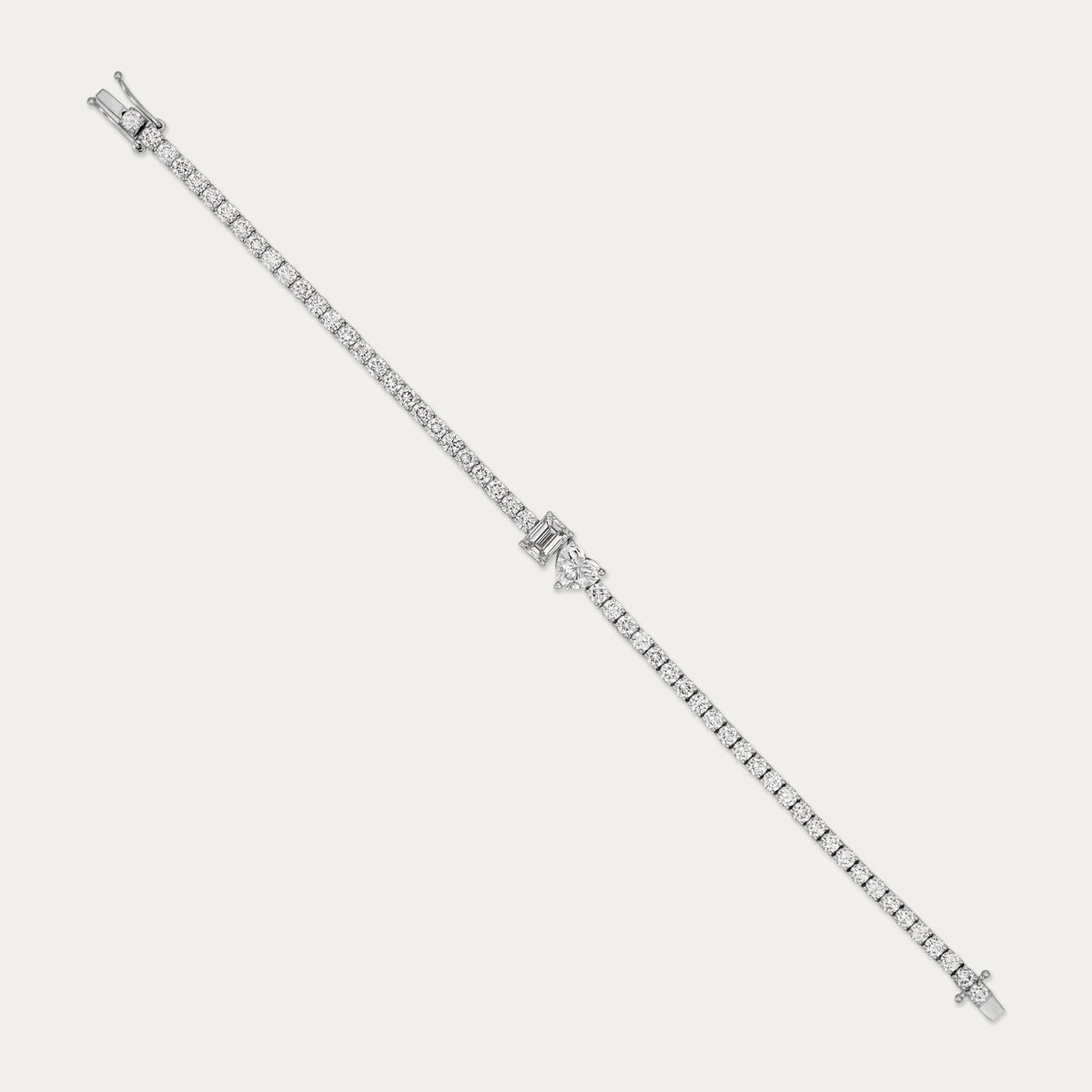 Modern Symphony Lab Grown Diamond Bracelet