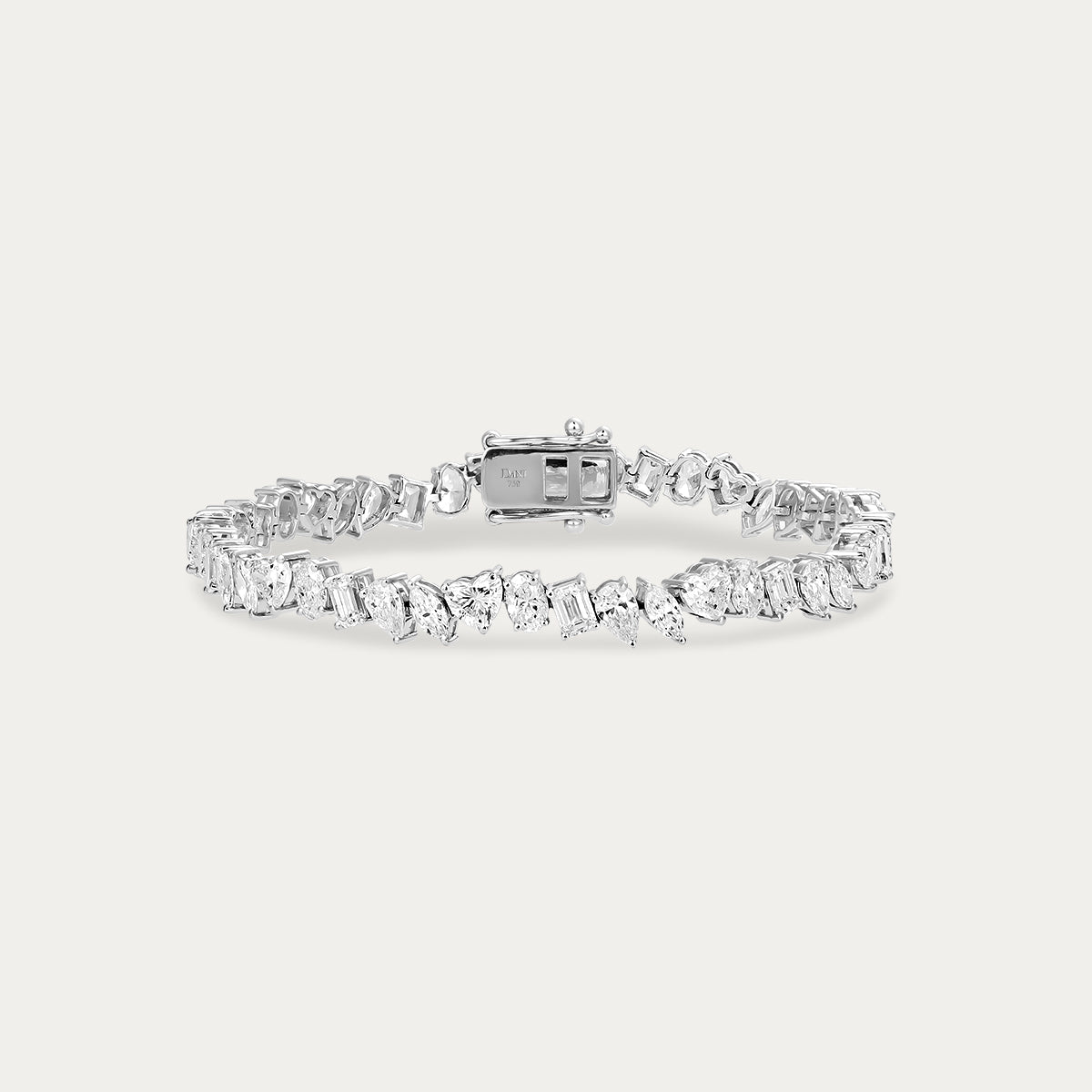 Modern Crown Lab Grown Diamond Tennis Bracelet