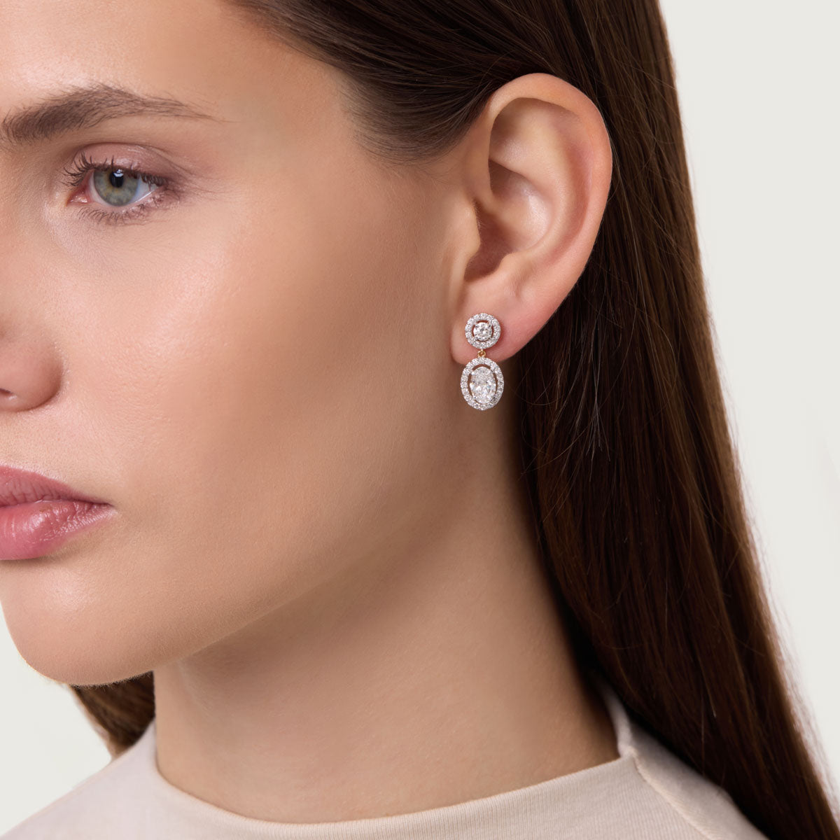 Style Accent Lab Grown Diamond Earrings