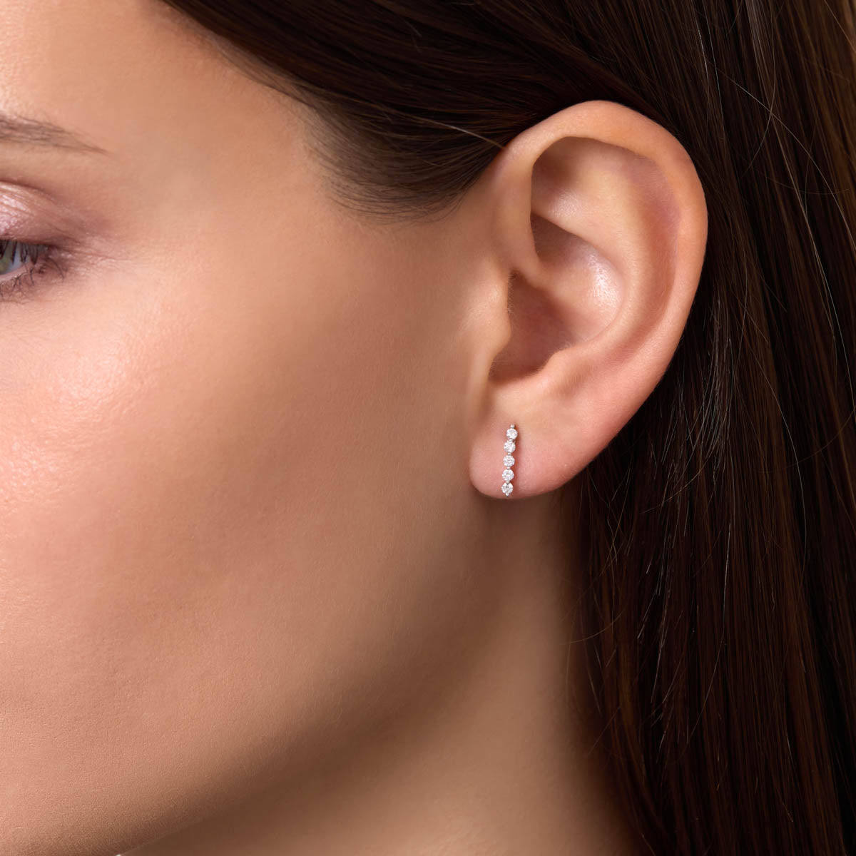 Modern Classic Lab Grown Diamond Earrings