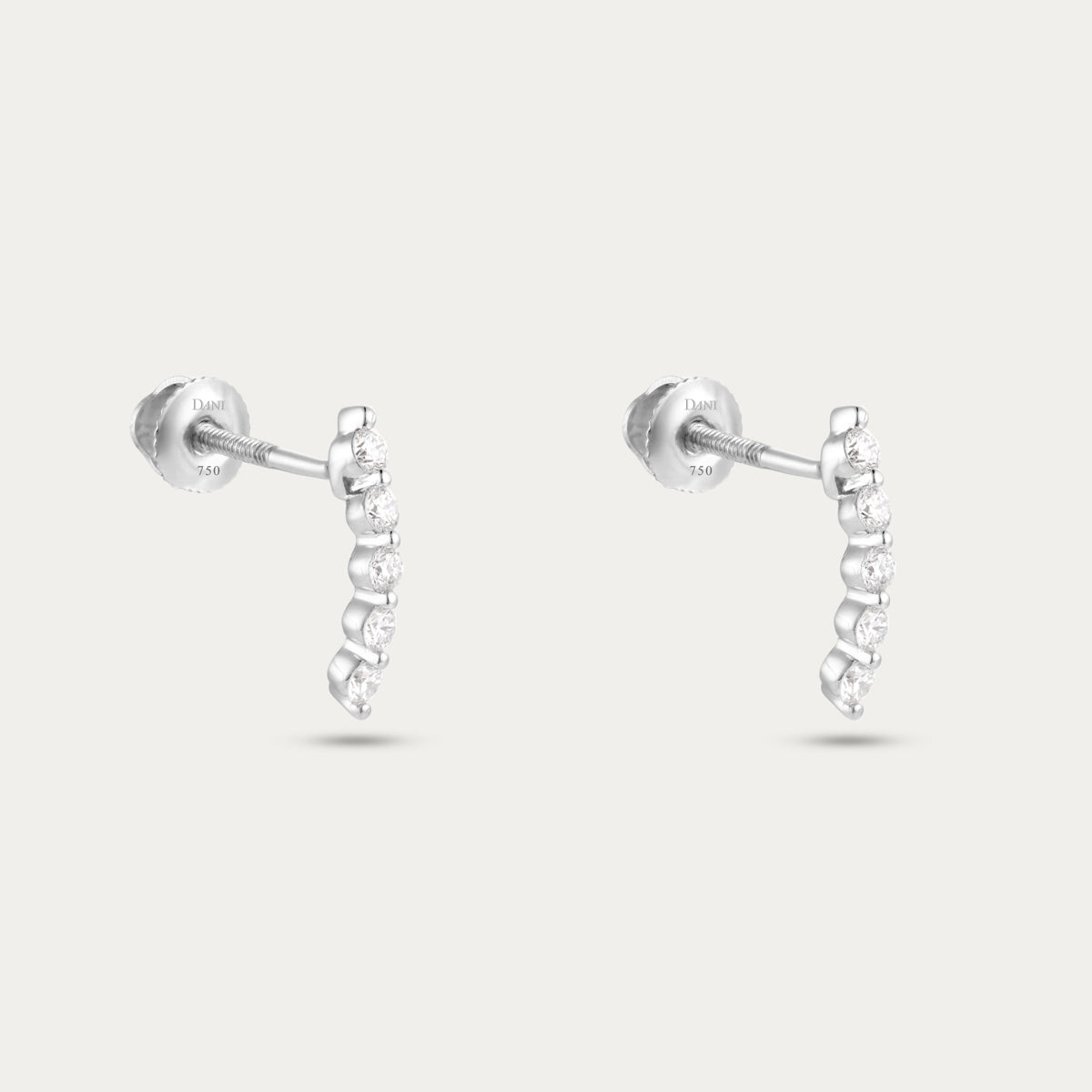 Modern Classic Lab Grown Diamond Earrings