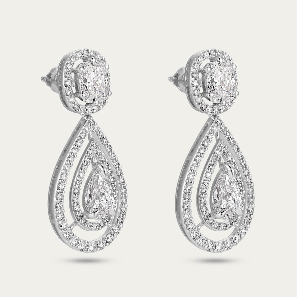 Grand SoirŽe Lab Grown Diamond Earrings