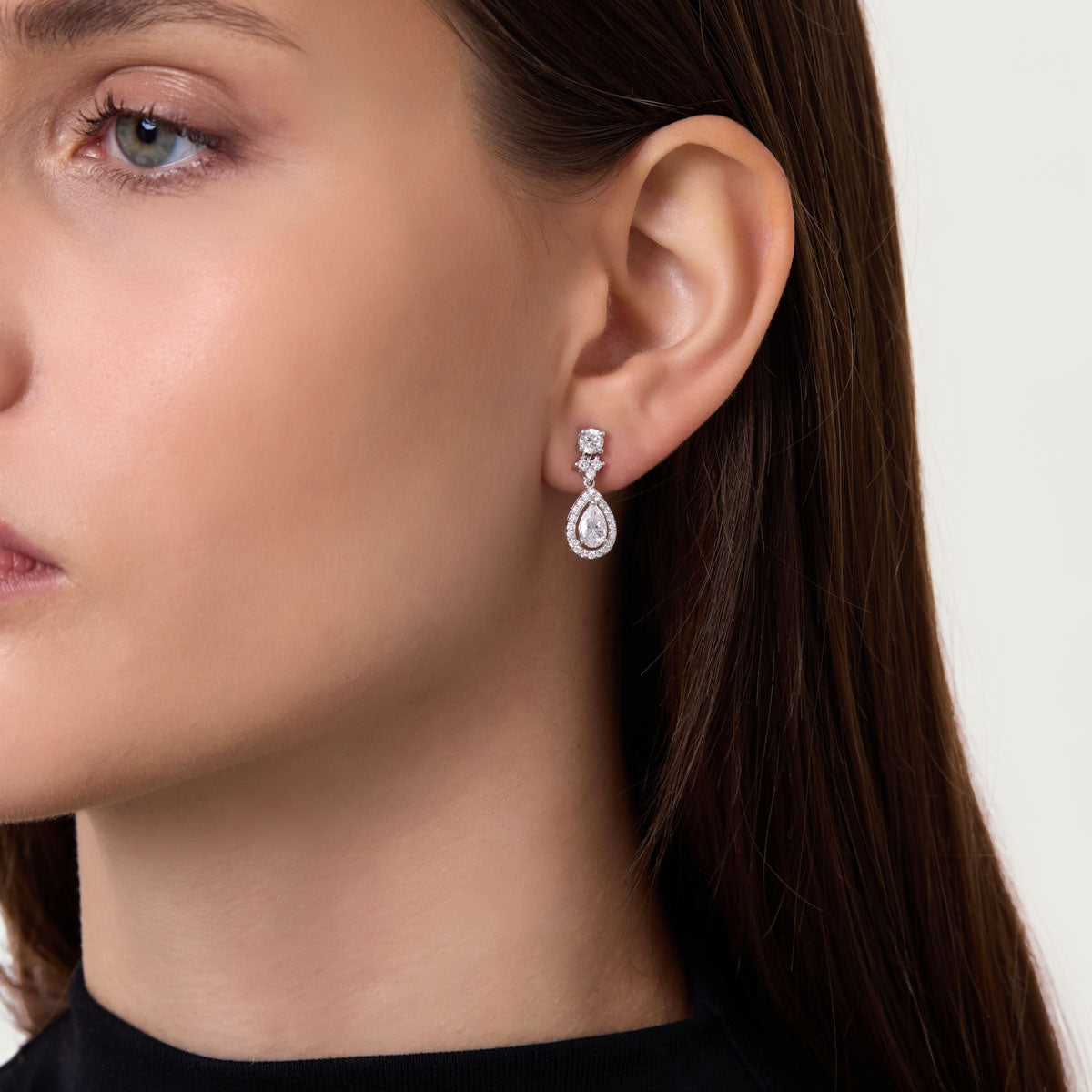 Modern Grace Lab Grown Diamond Earrings